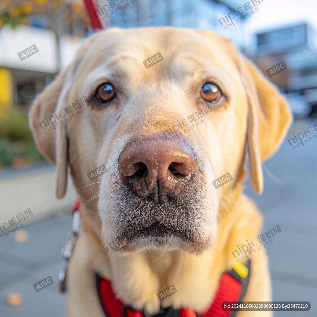 拉布拉多犬半身特寫