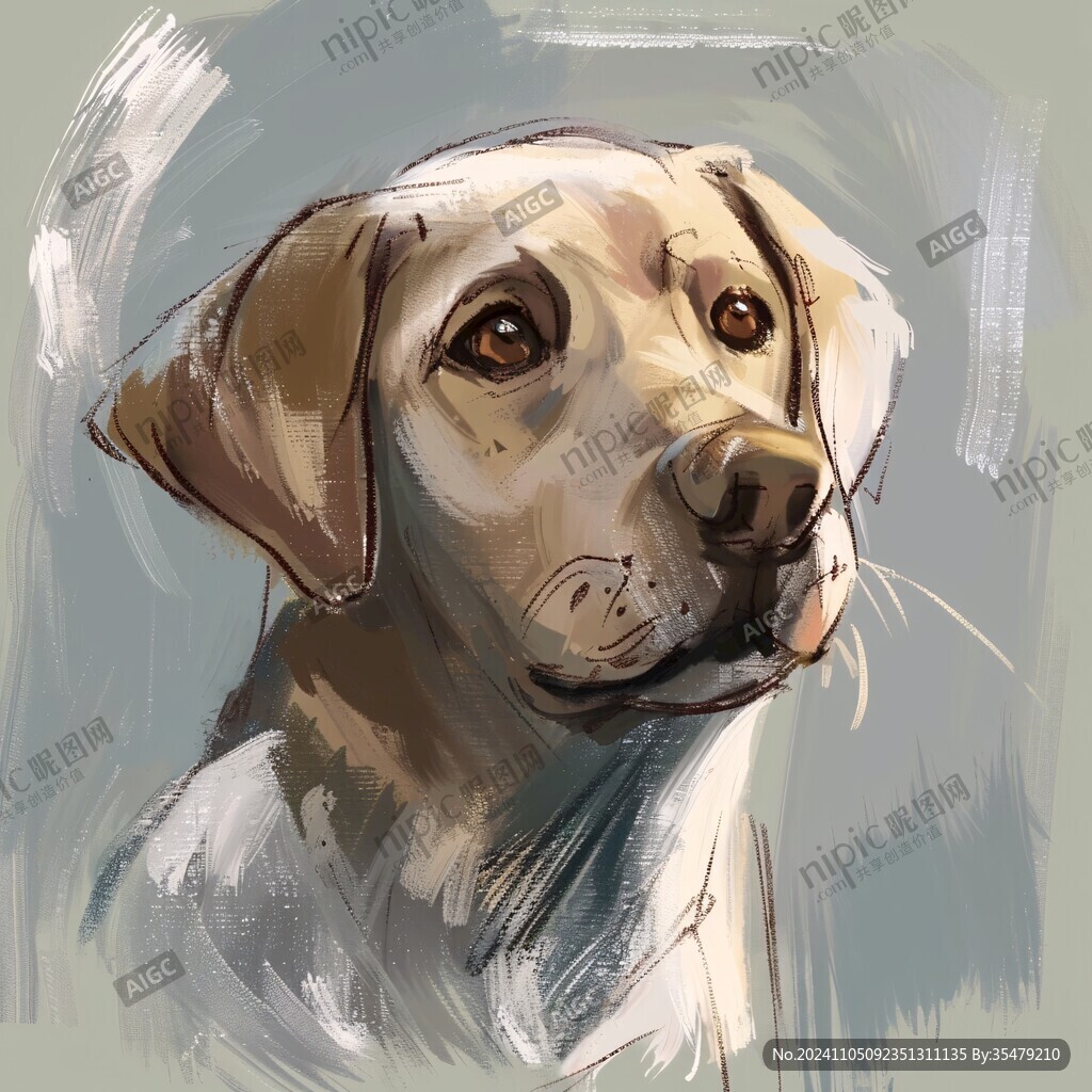 比格犬插畫