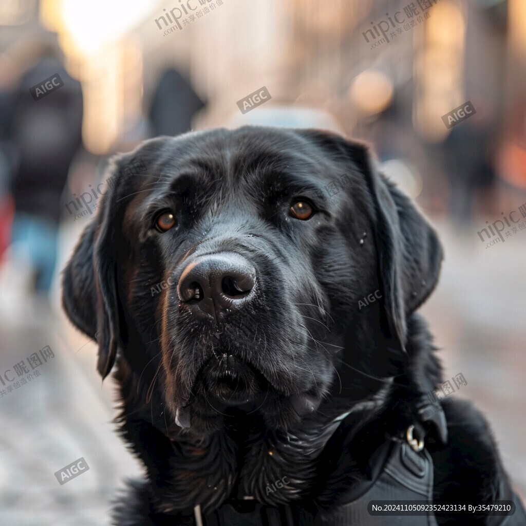 拉布拉多犬半身特寫