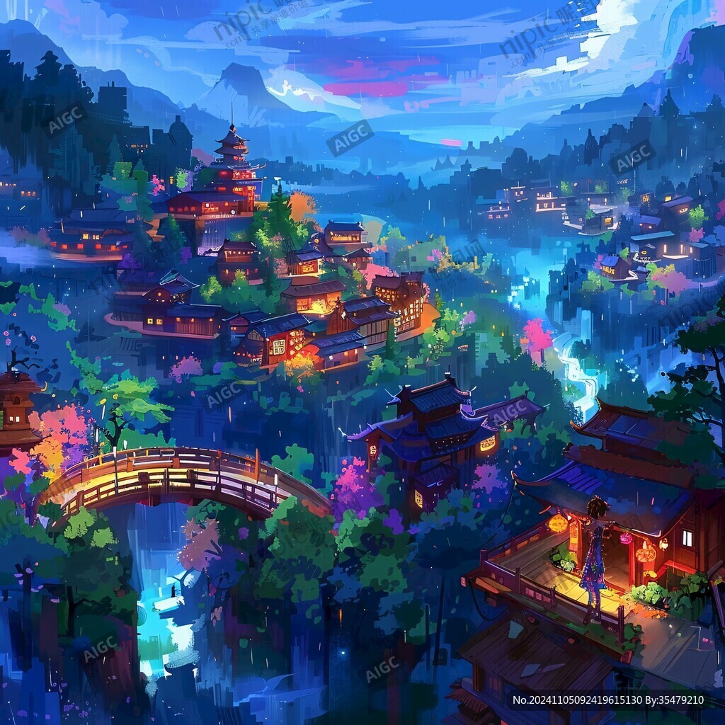 橫店插畫