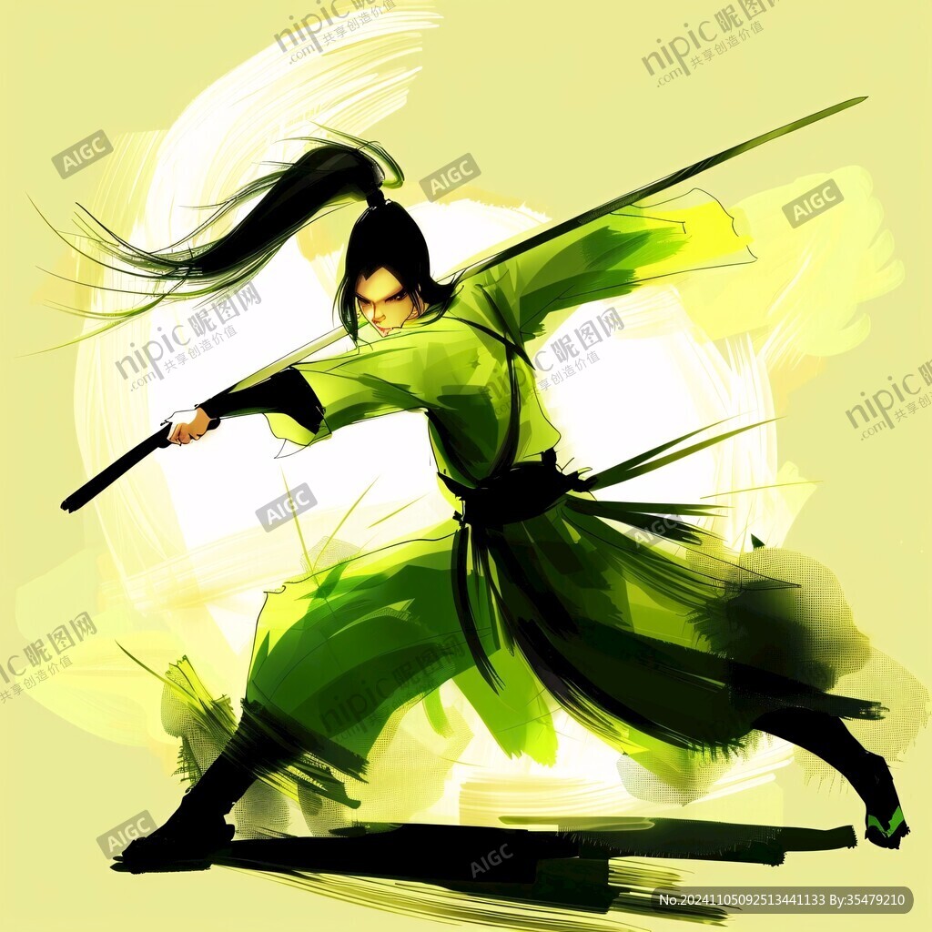 武俠人物創意設計