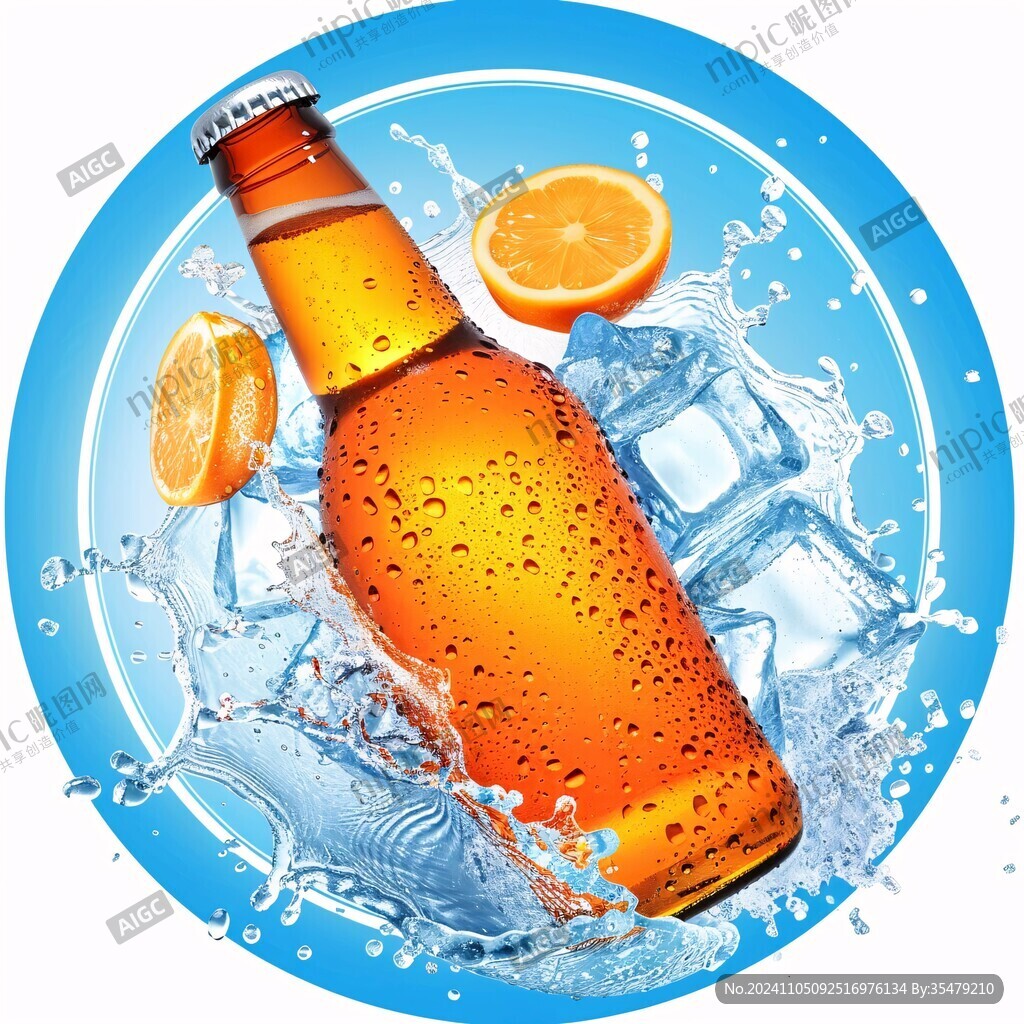 橙子汽水瓶标设计 橙子汽水瓶标设计