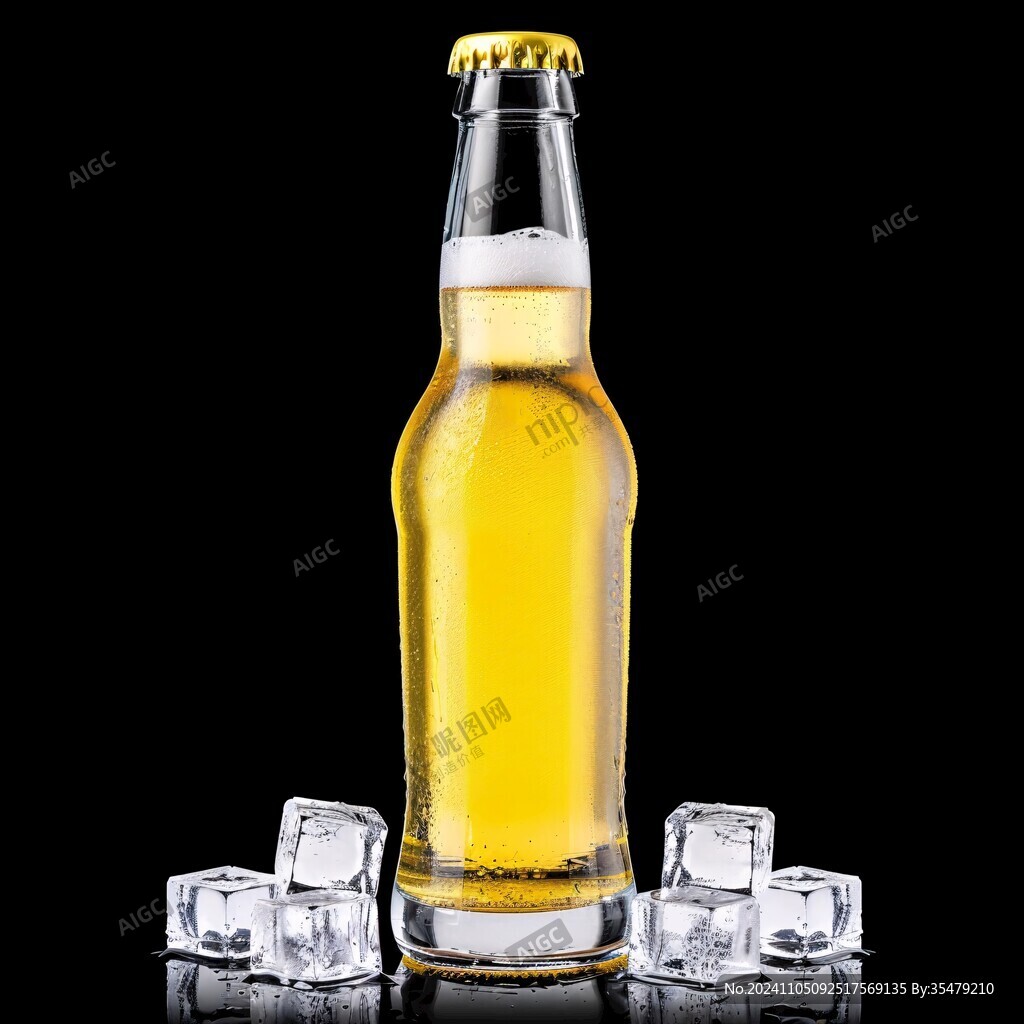 透明啤酒瓶