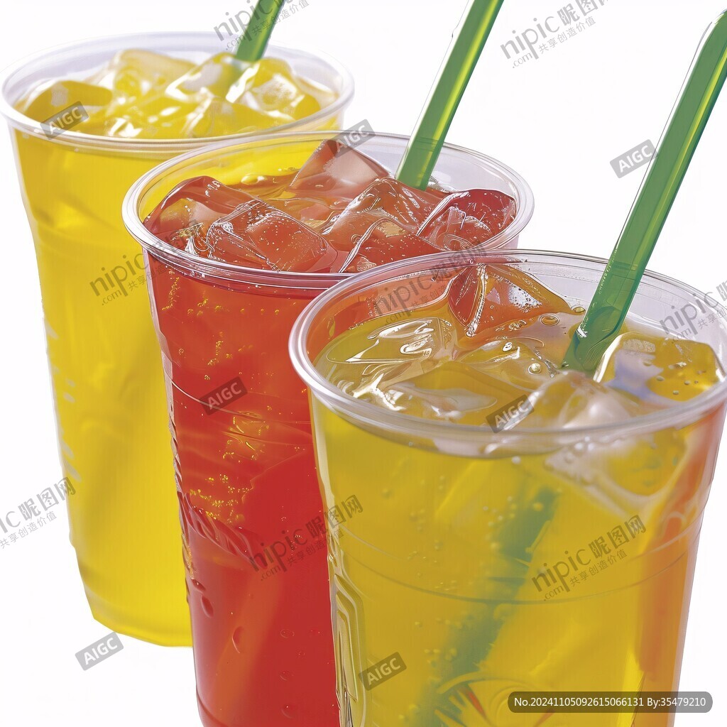 棚拍飲品彩色飲品
