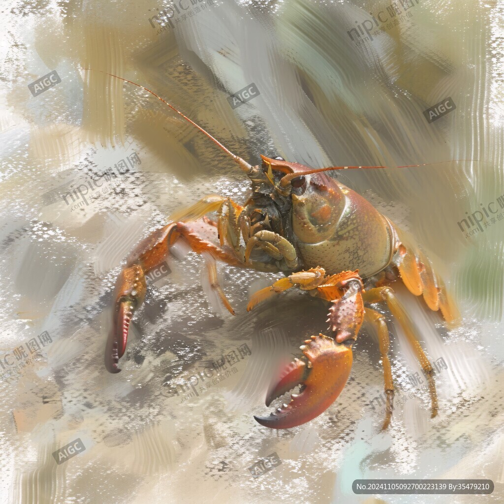 河蟹插畫