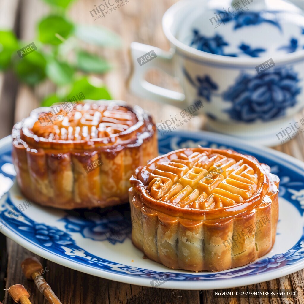 高清月餅素材