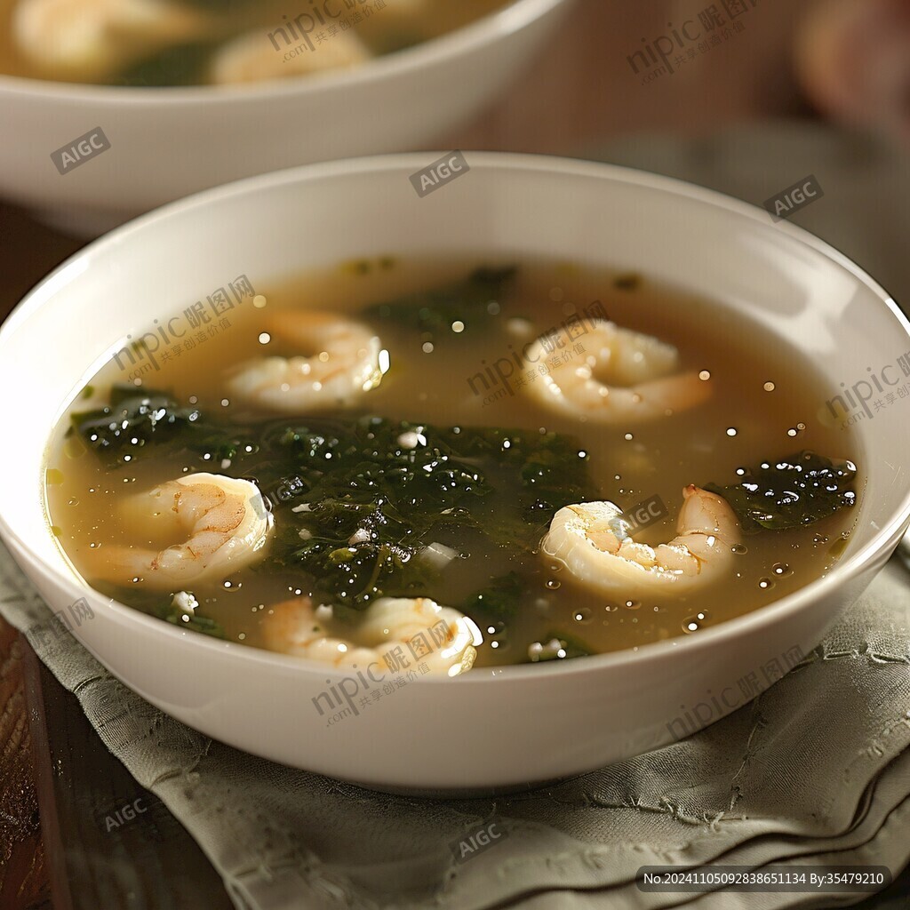 海帶蝦仁湯