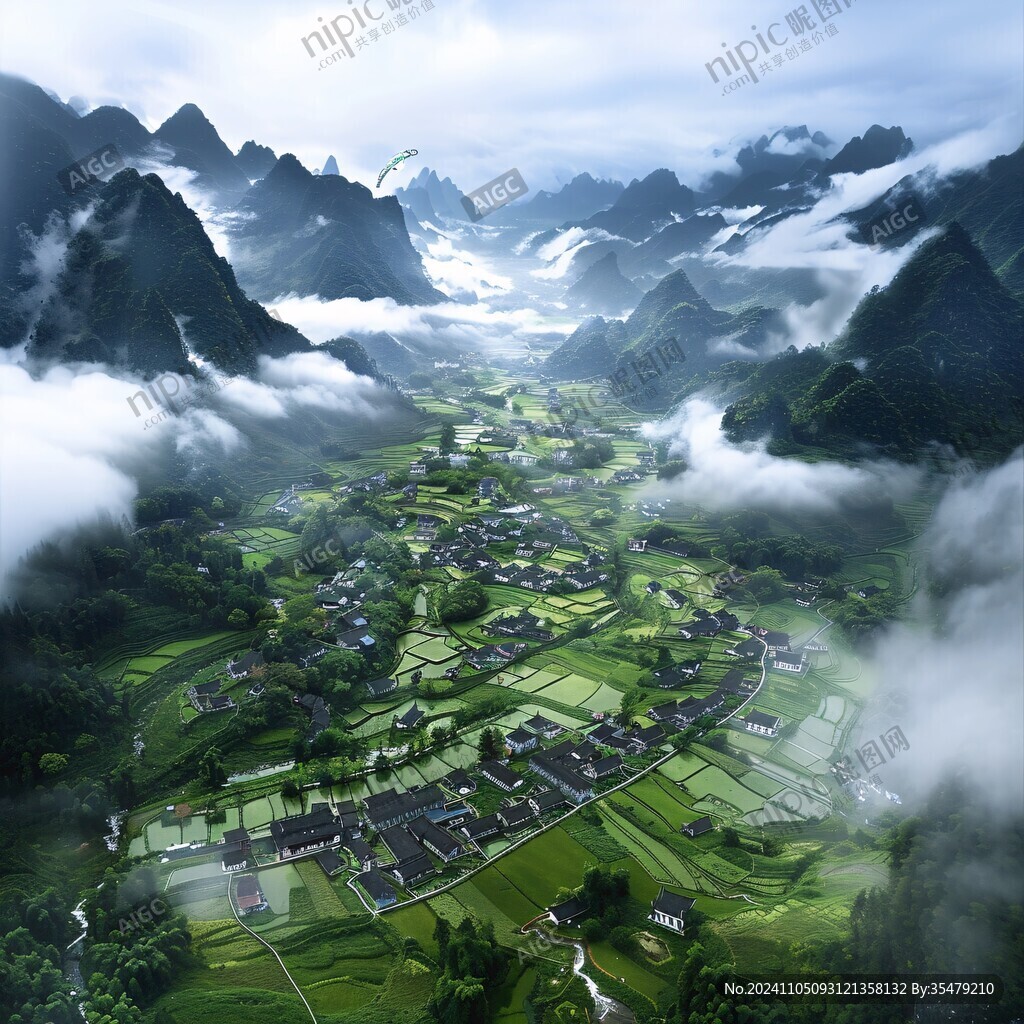 夢幻中國美田園風(fēng)景