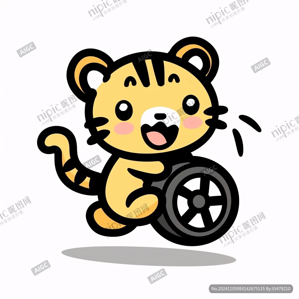 騎車的小老虎