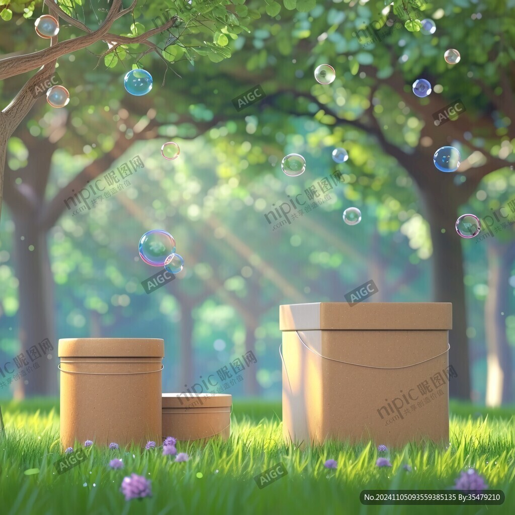 插畫草坪