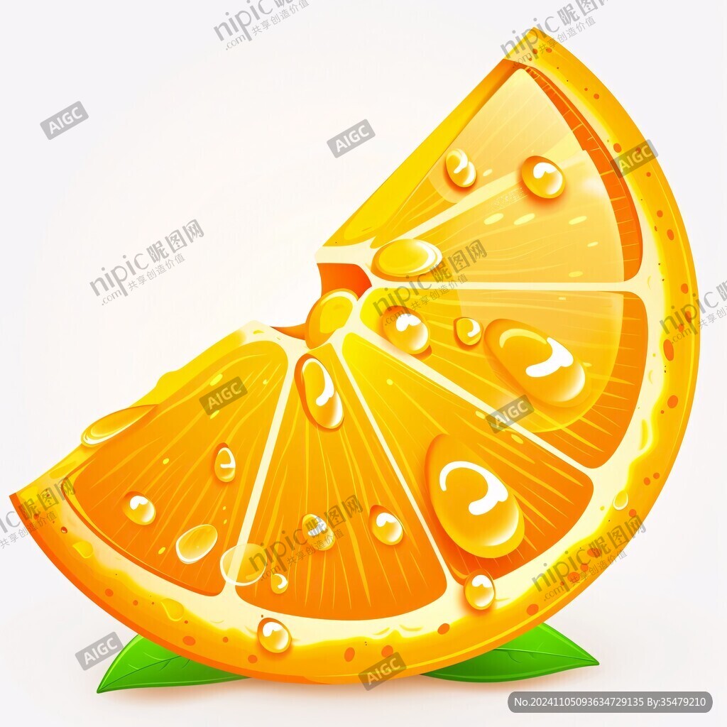 橙子手繪插畫