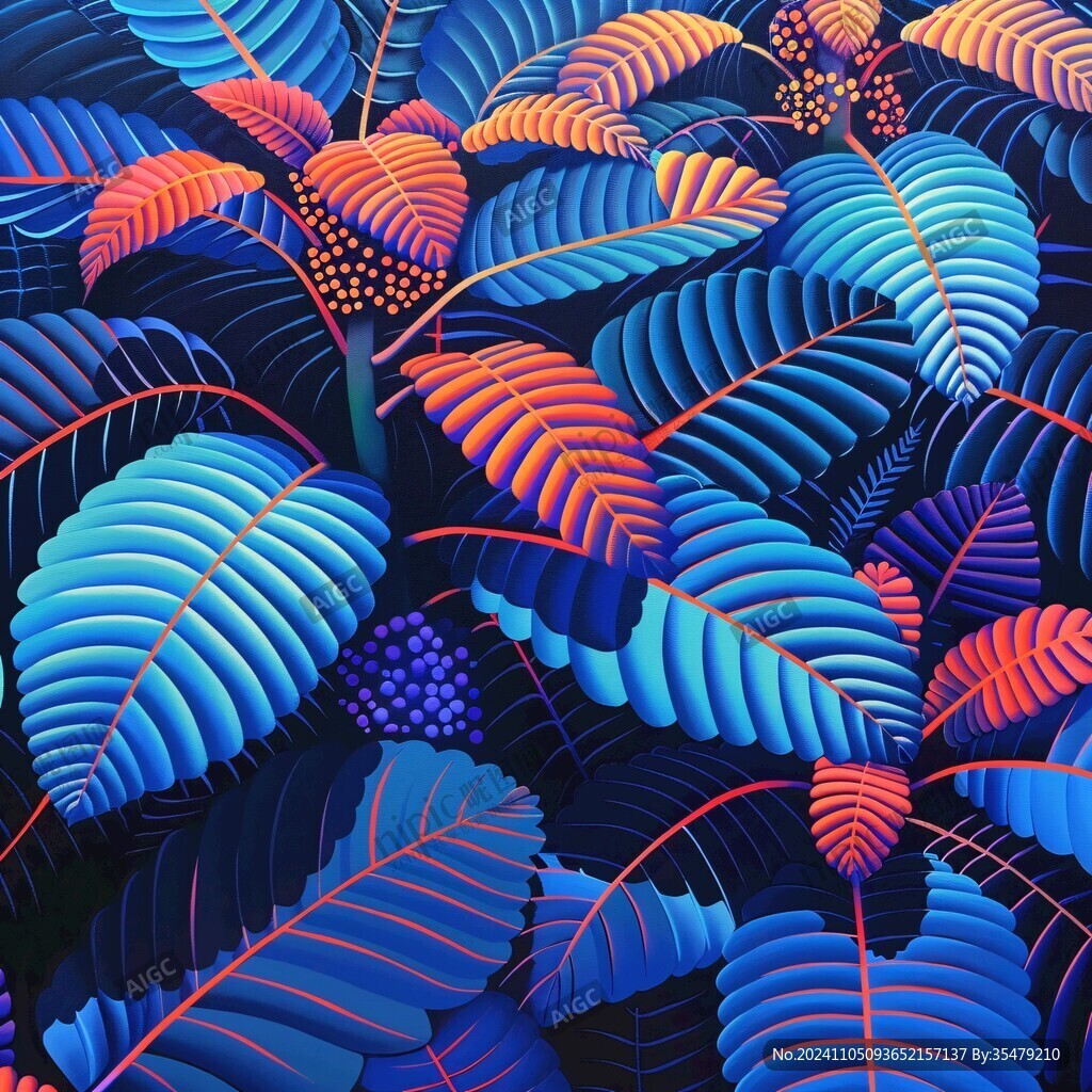 漸變色植物