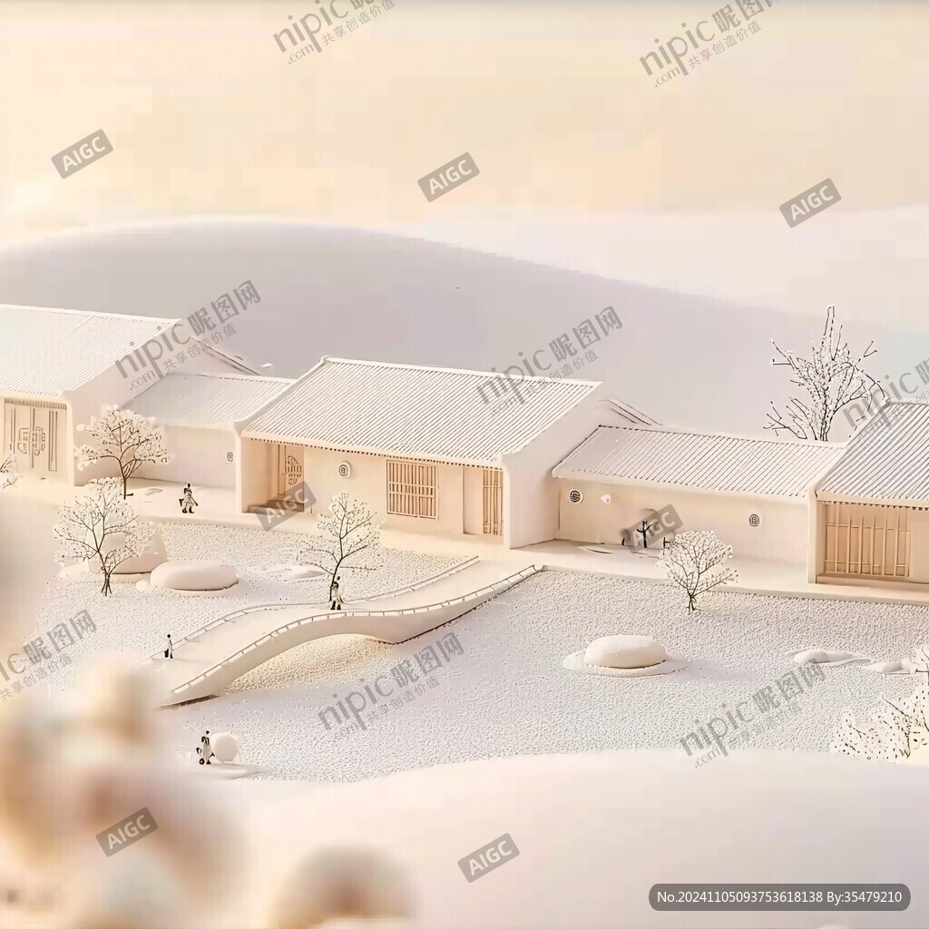 鄉村建筑微場景