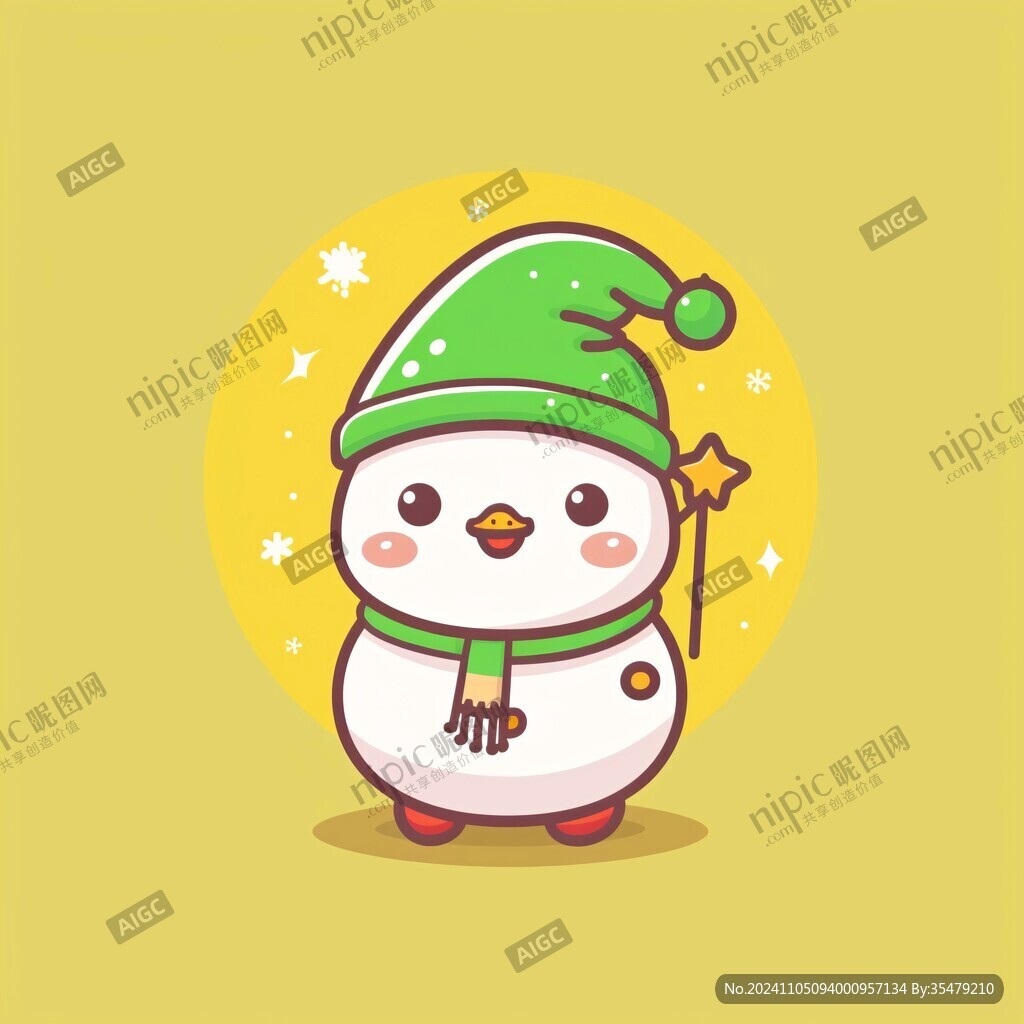 原創卡通雪人