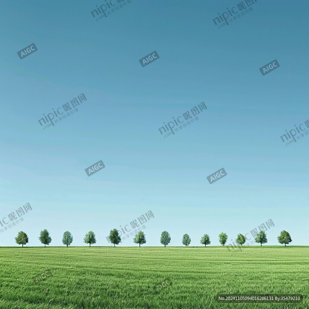藍天綠地素材