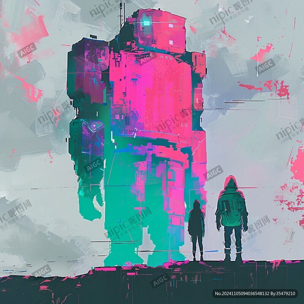 未來感插畫