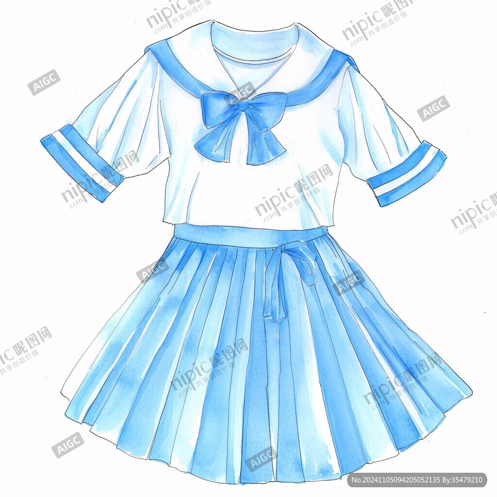 連衣裙插畫