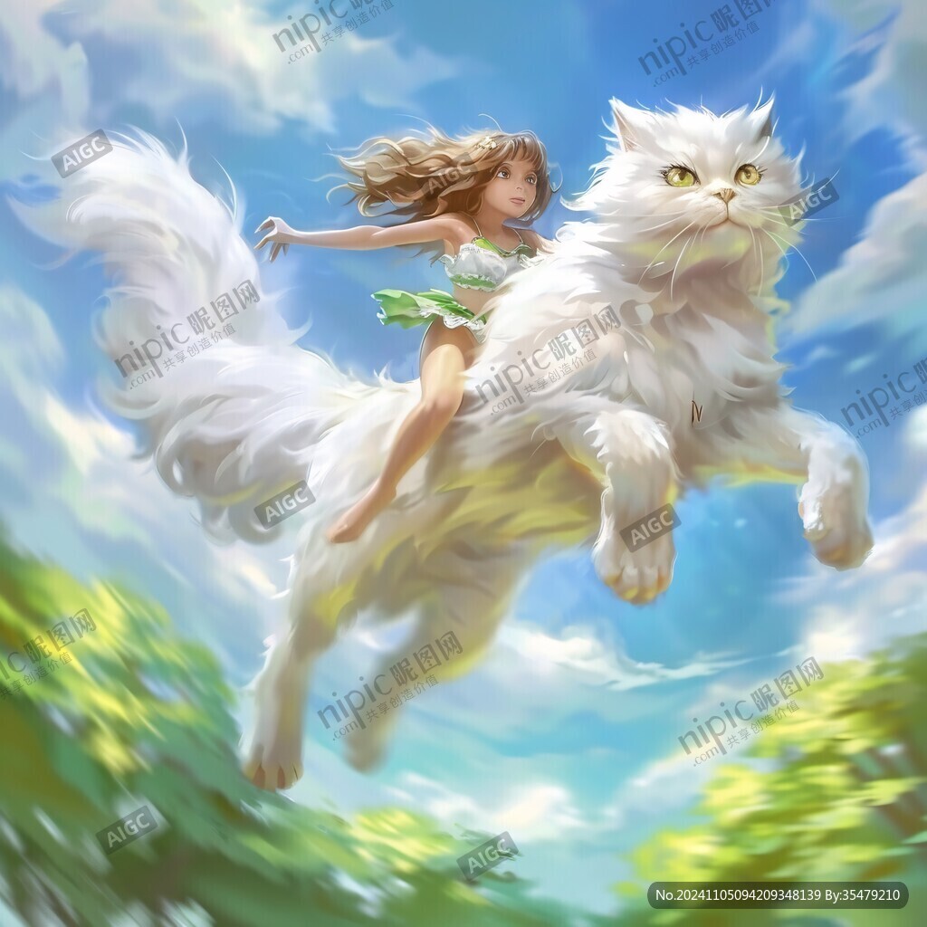 插畫閃屏貓女