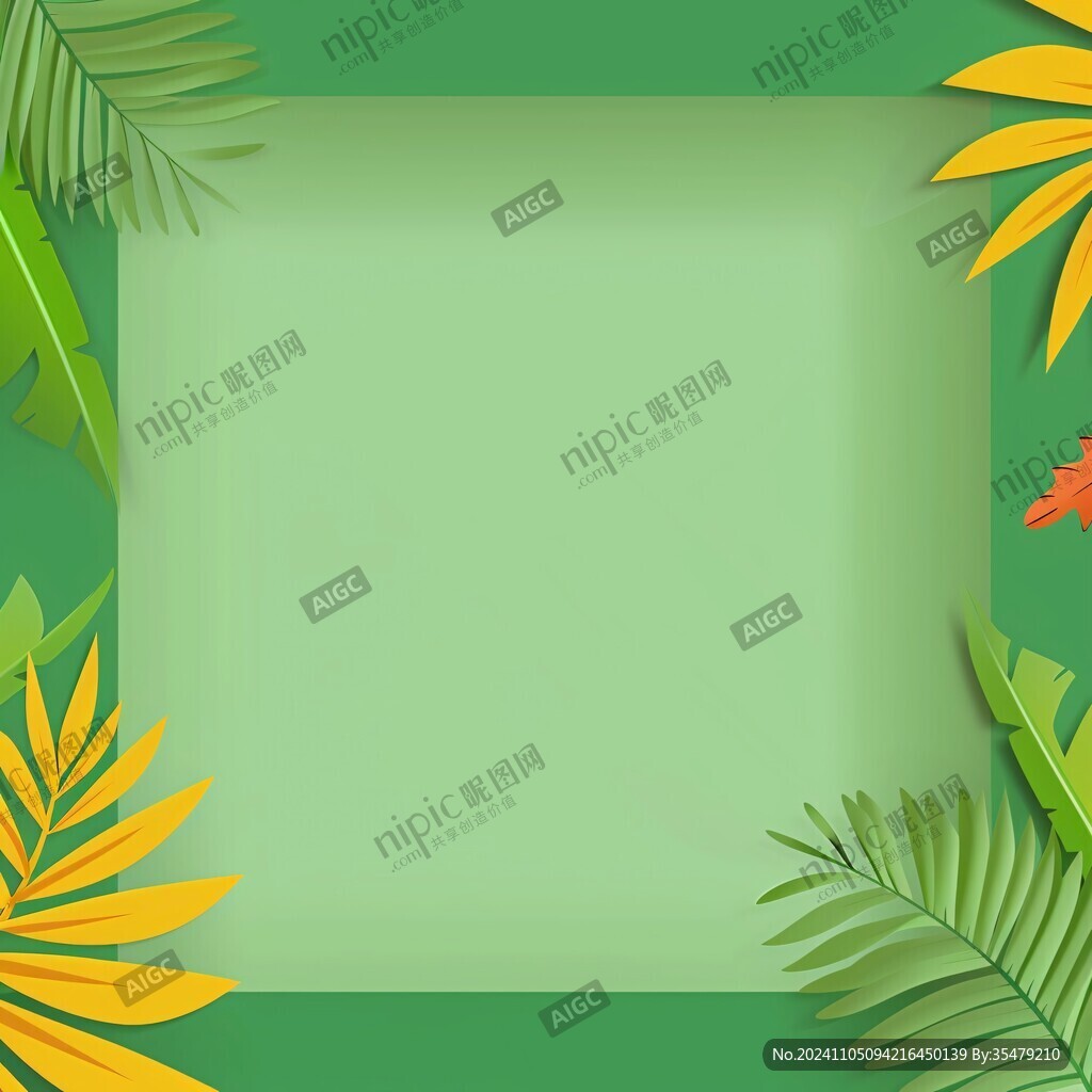 簡約風(fēng)綠色背景