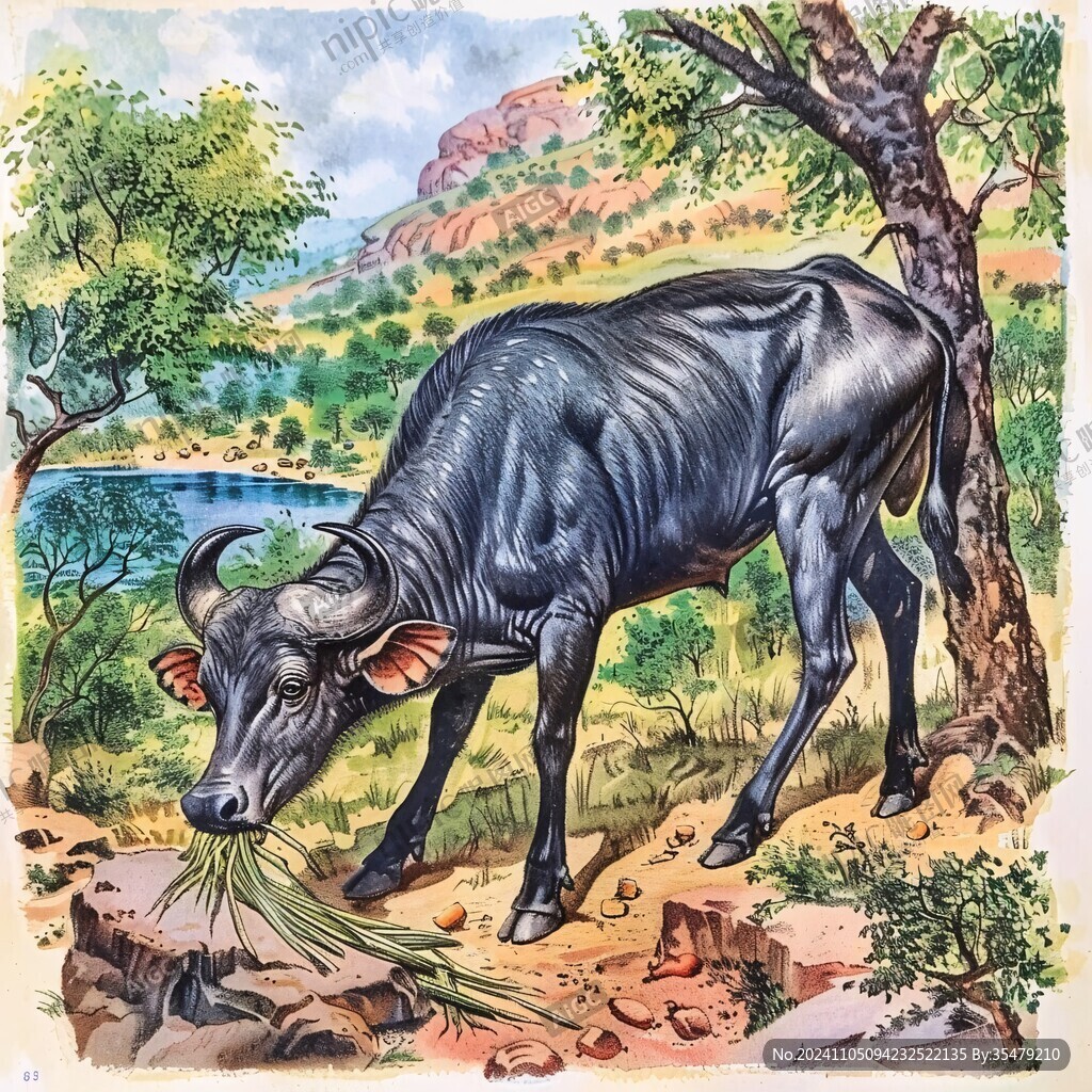 人類最早馴養(yǎng)水牛