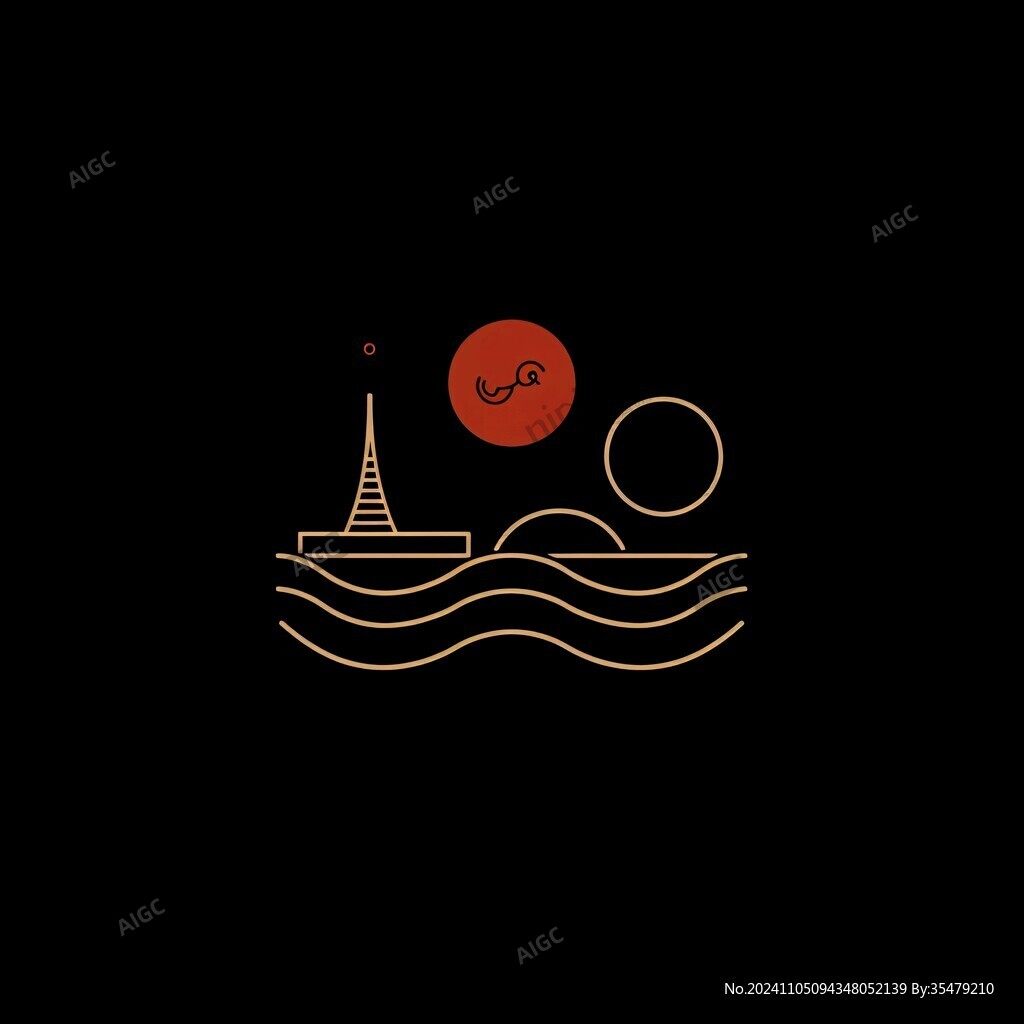 海上旅行logo設計