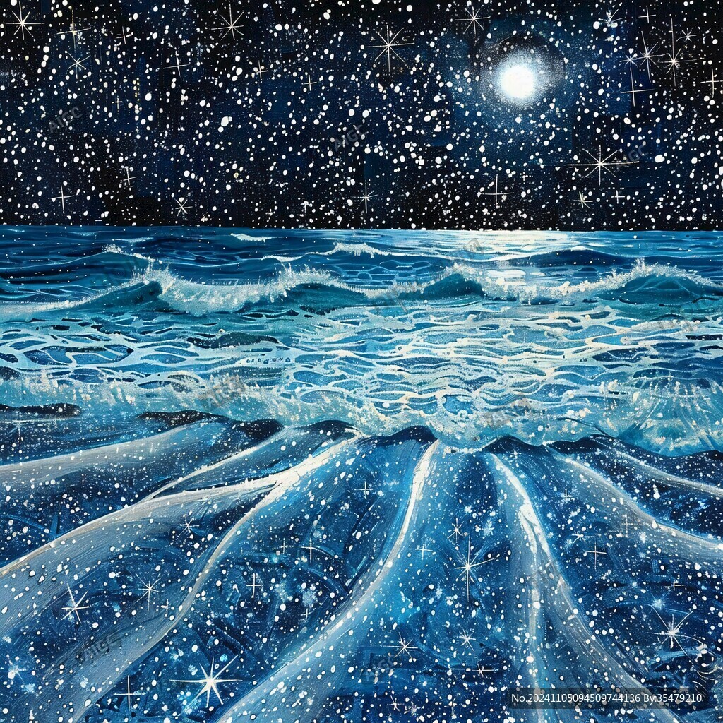 抽象寫意星辰大海