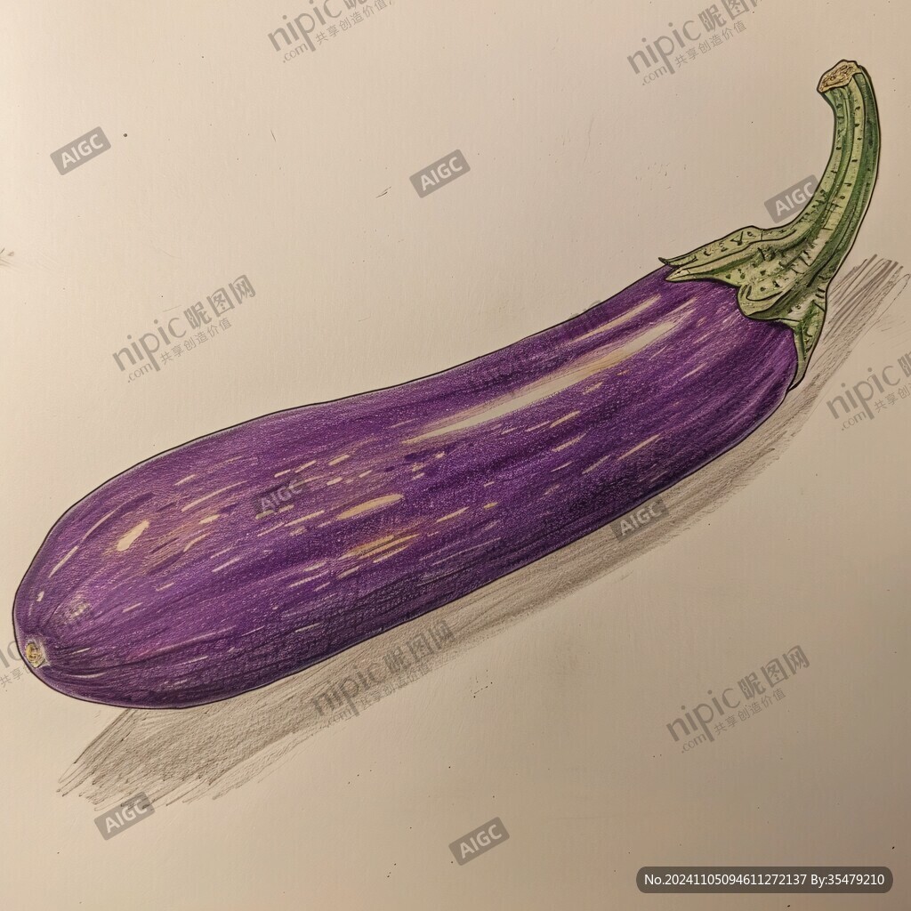 簡筆畫茄子