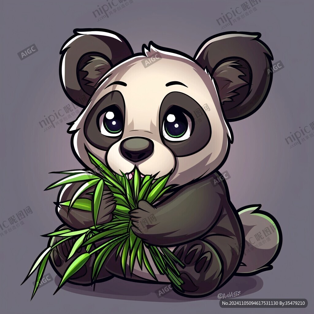 原創(chuàng)卡通小熊貓