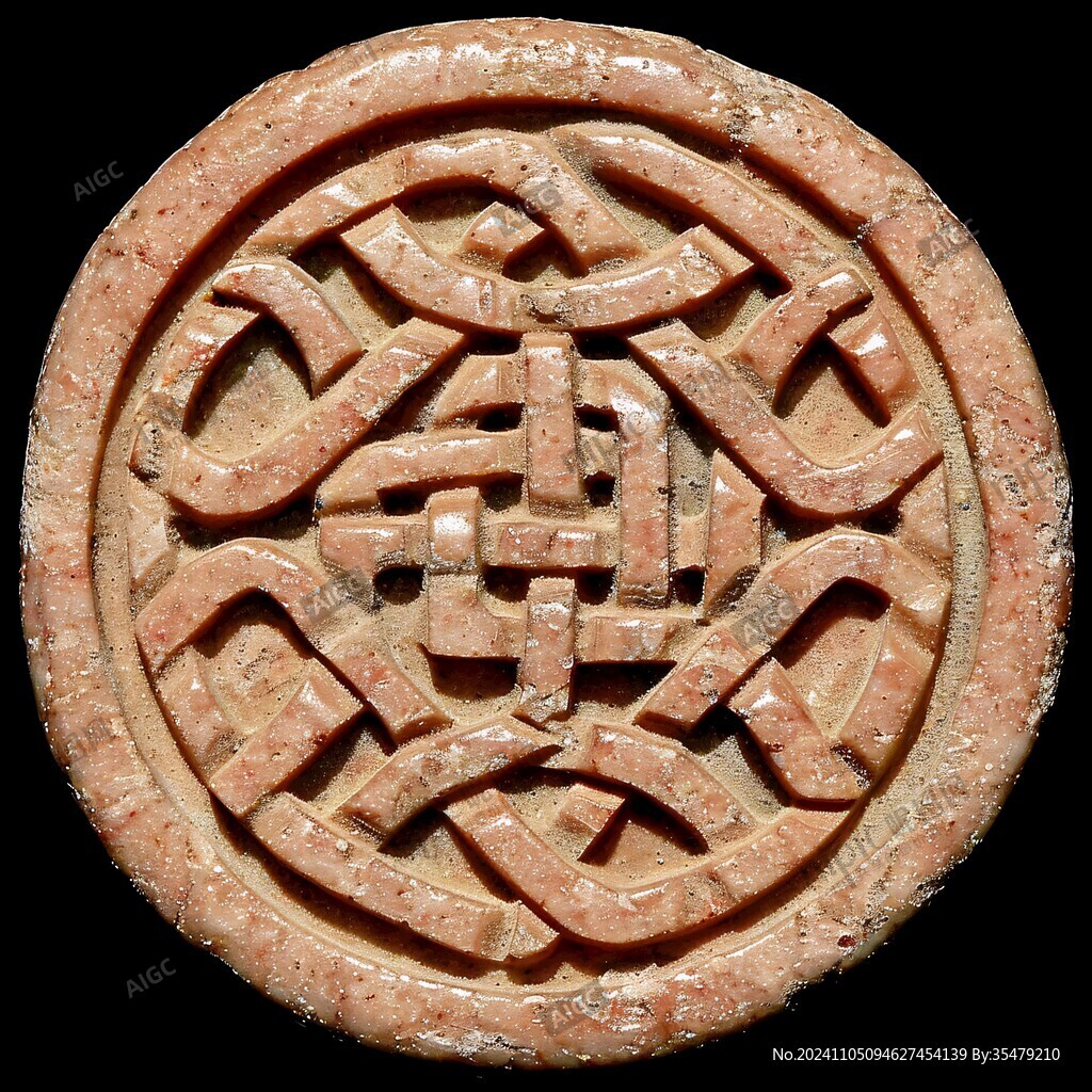 網(wǎng)格云紋瓦當(dāng)