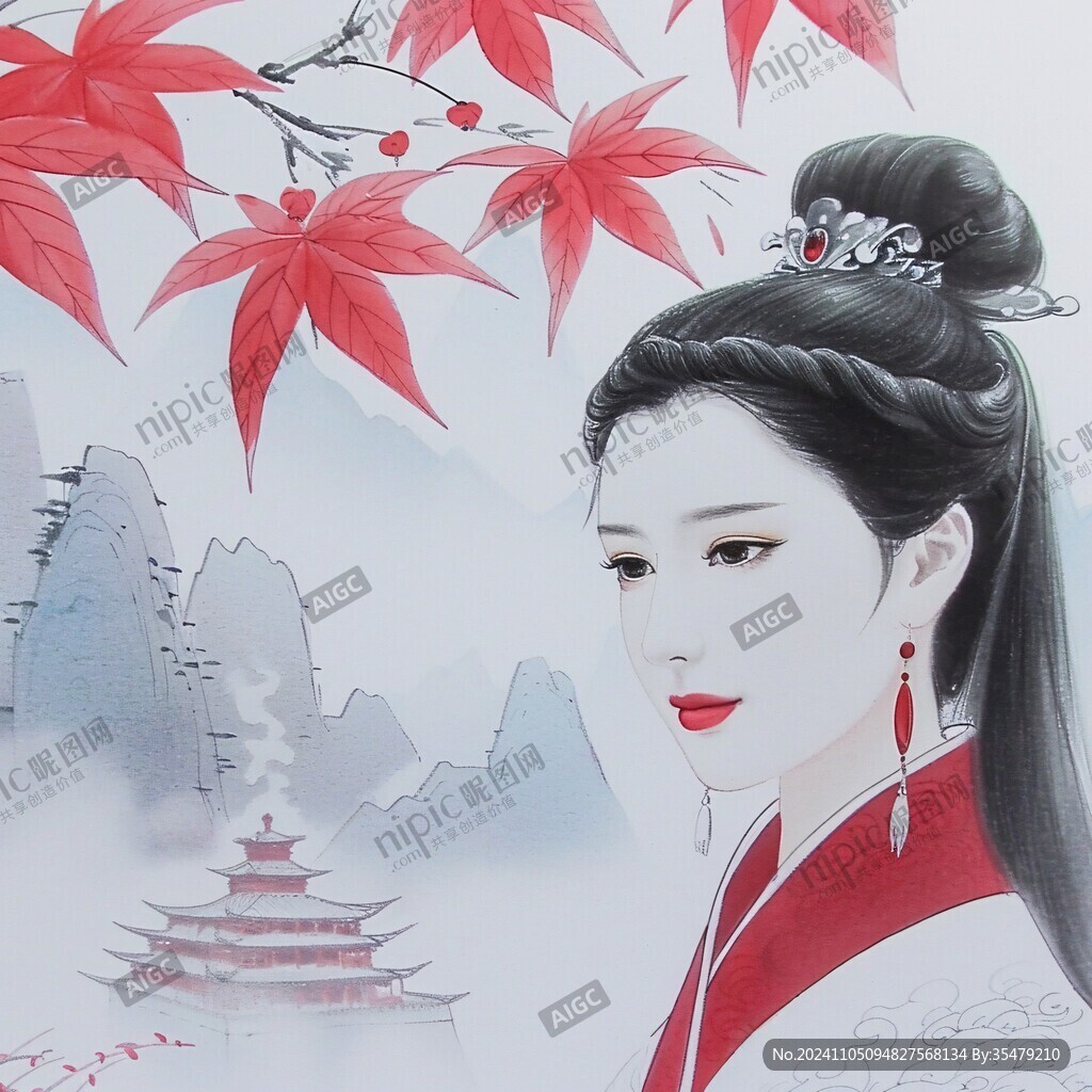 原創(chuàng)手繪古裝