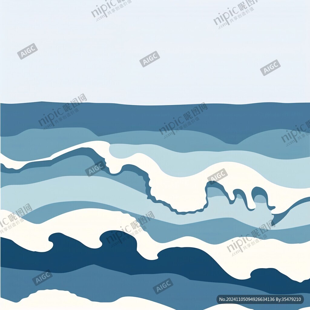 海水紋樣包裝底紋水波