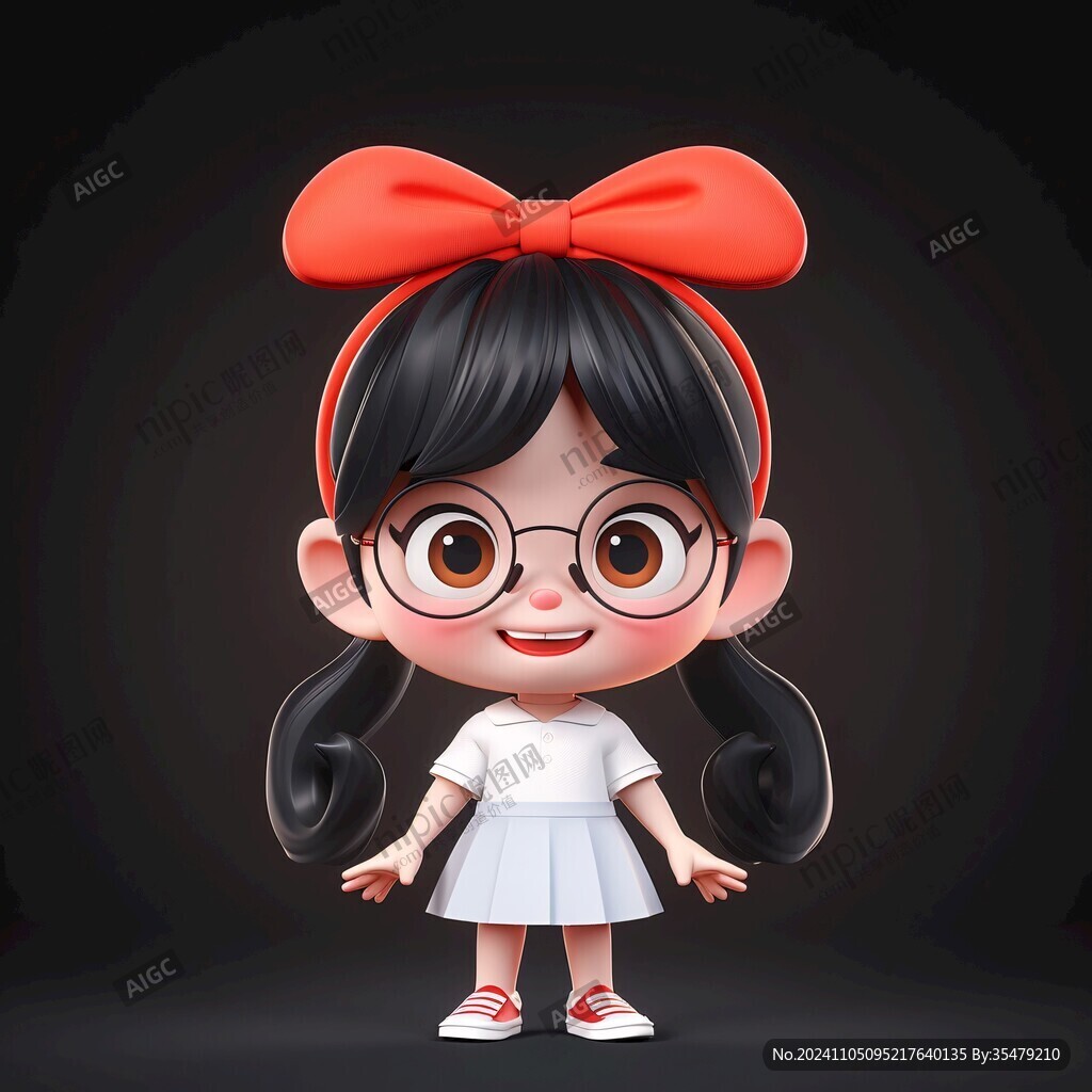 原創卡通小女孩