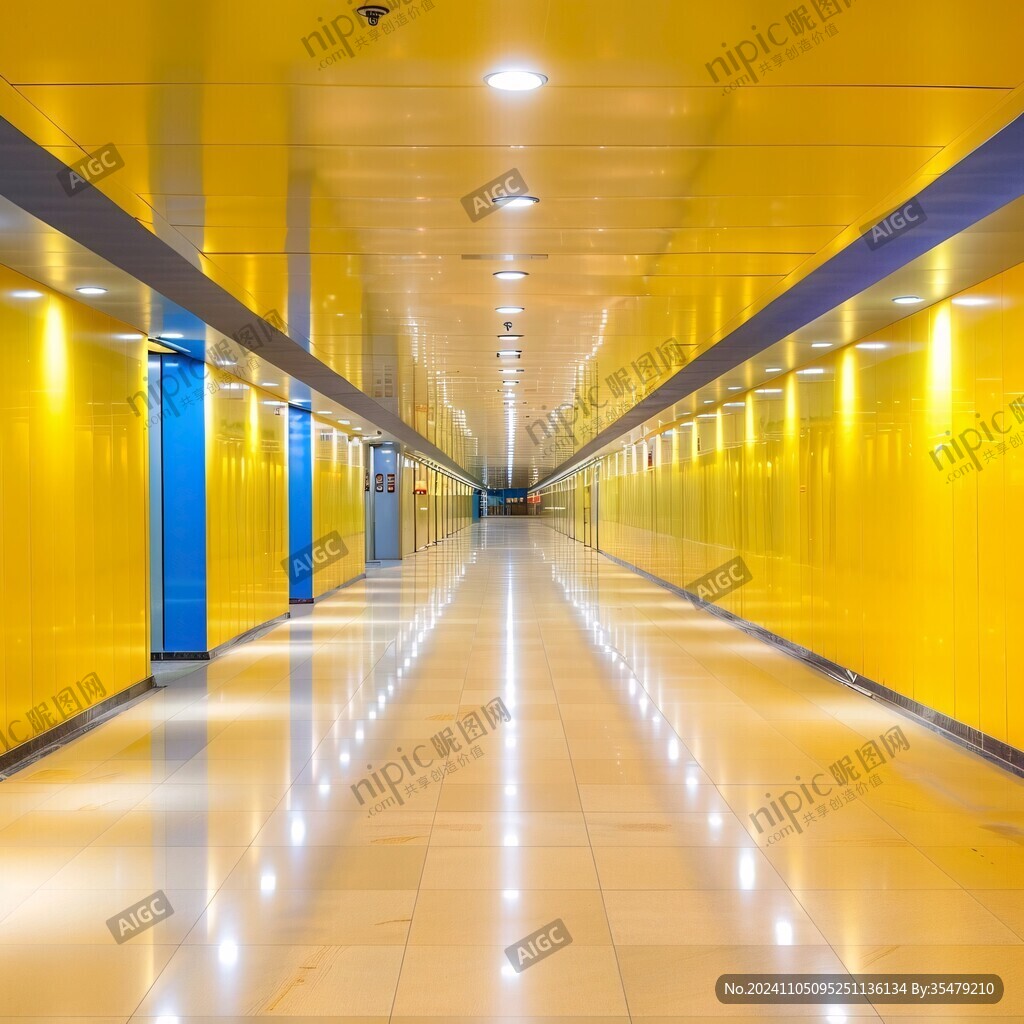 黃色走廊