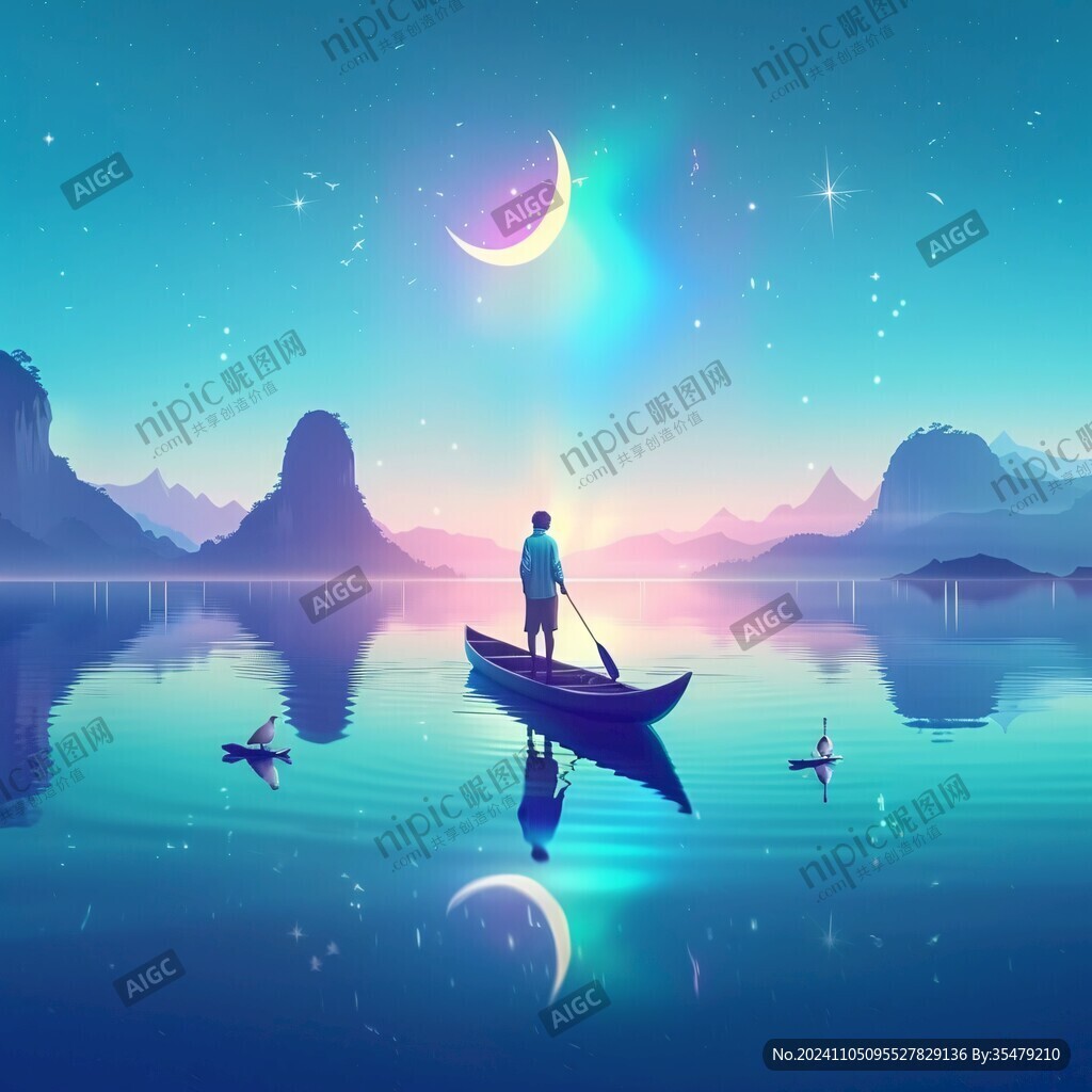 星月河幻想插畫