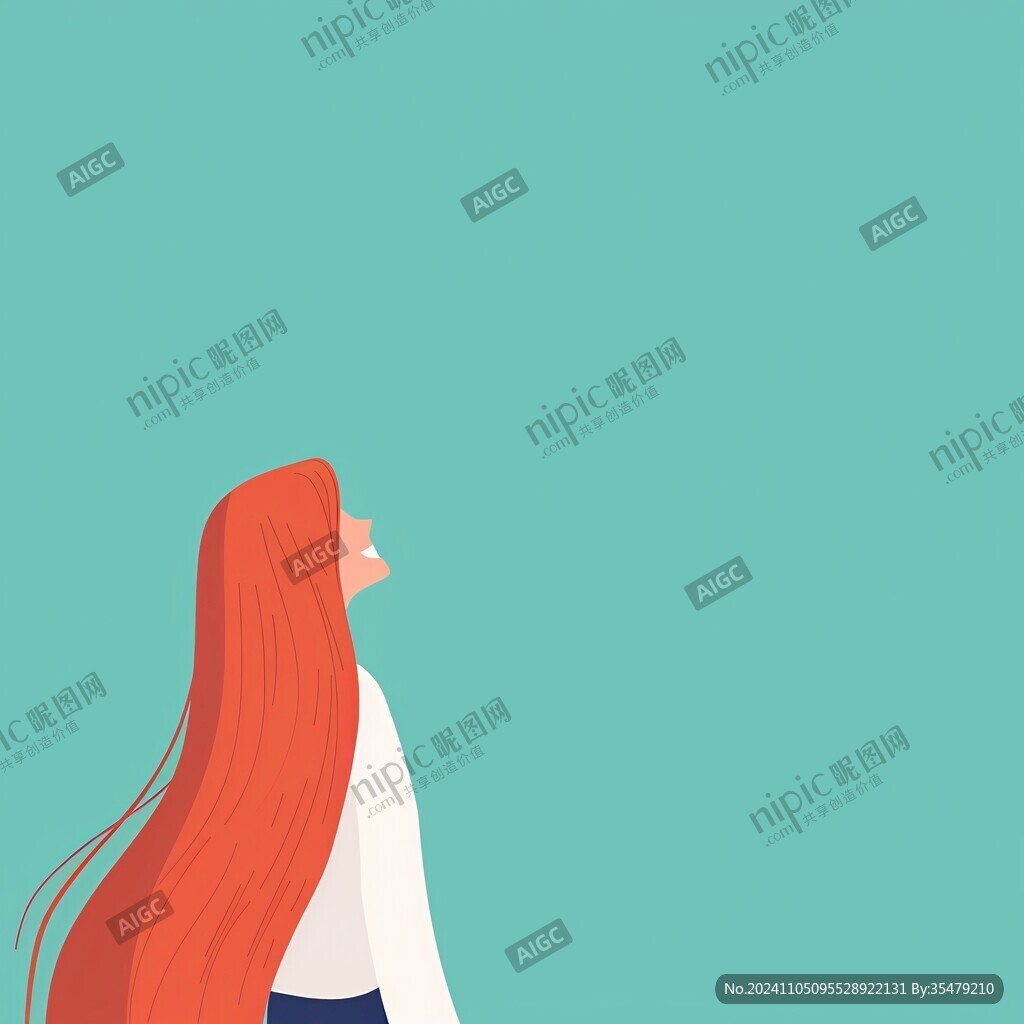 扁平風(fēng)女生