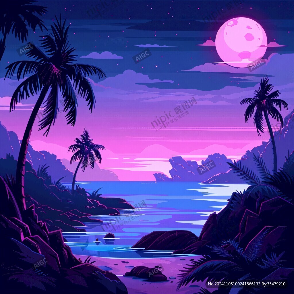 叢林夜晚