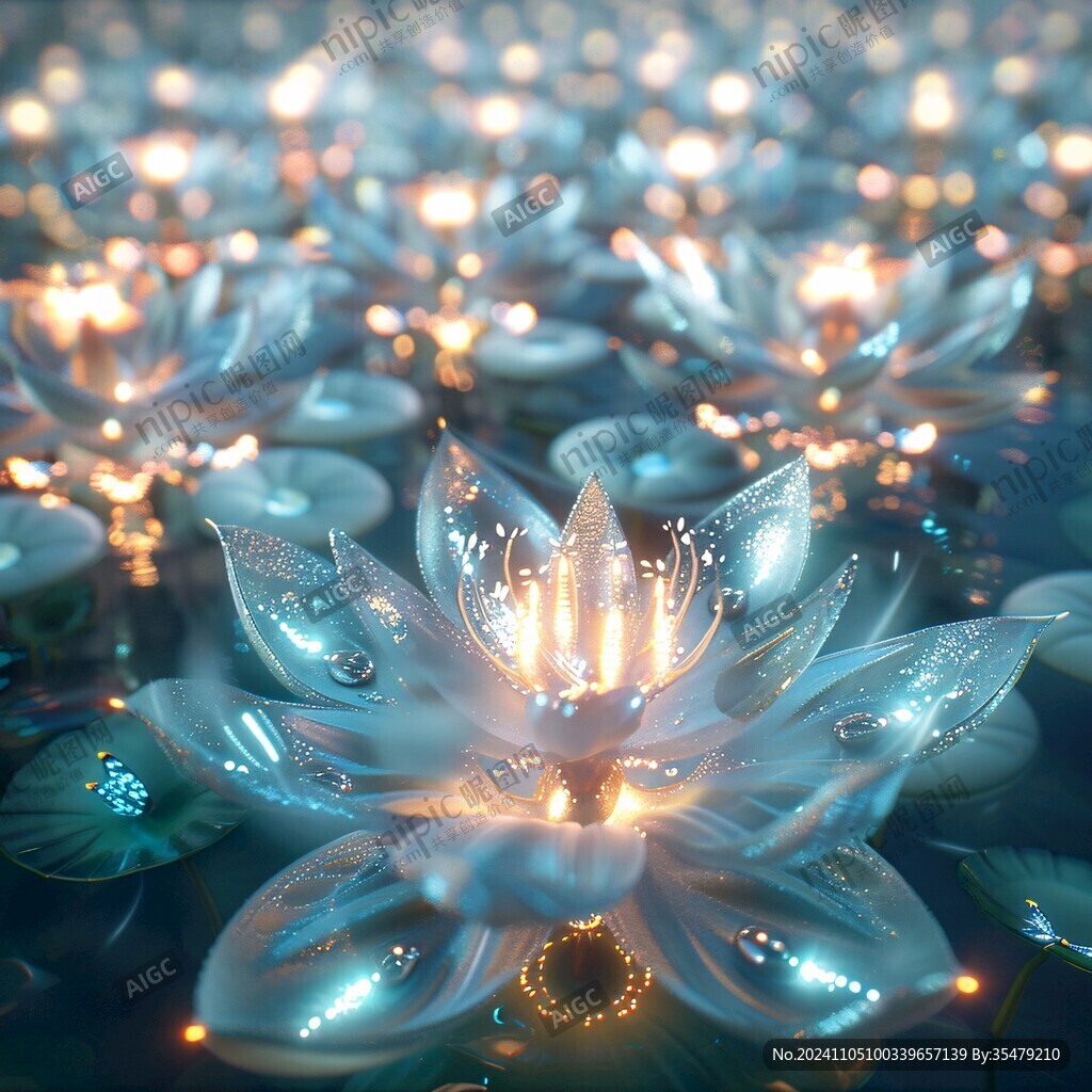 發(fā)光蓮花