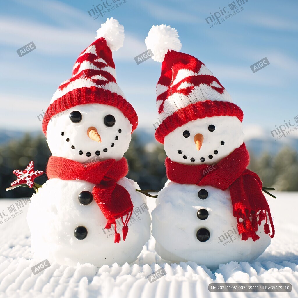 圣誕雪人手辦