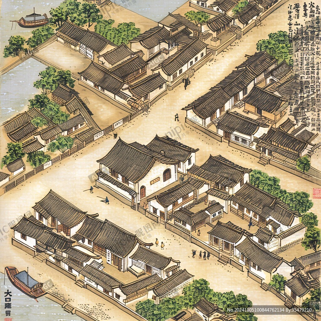 上下杭插畫