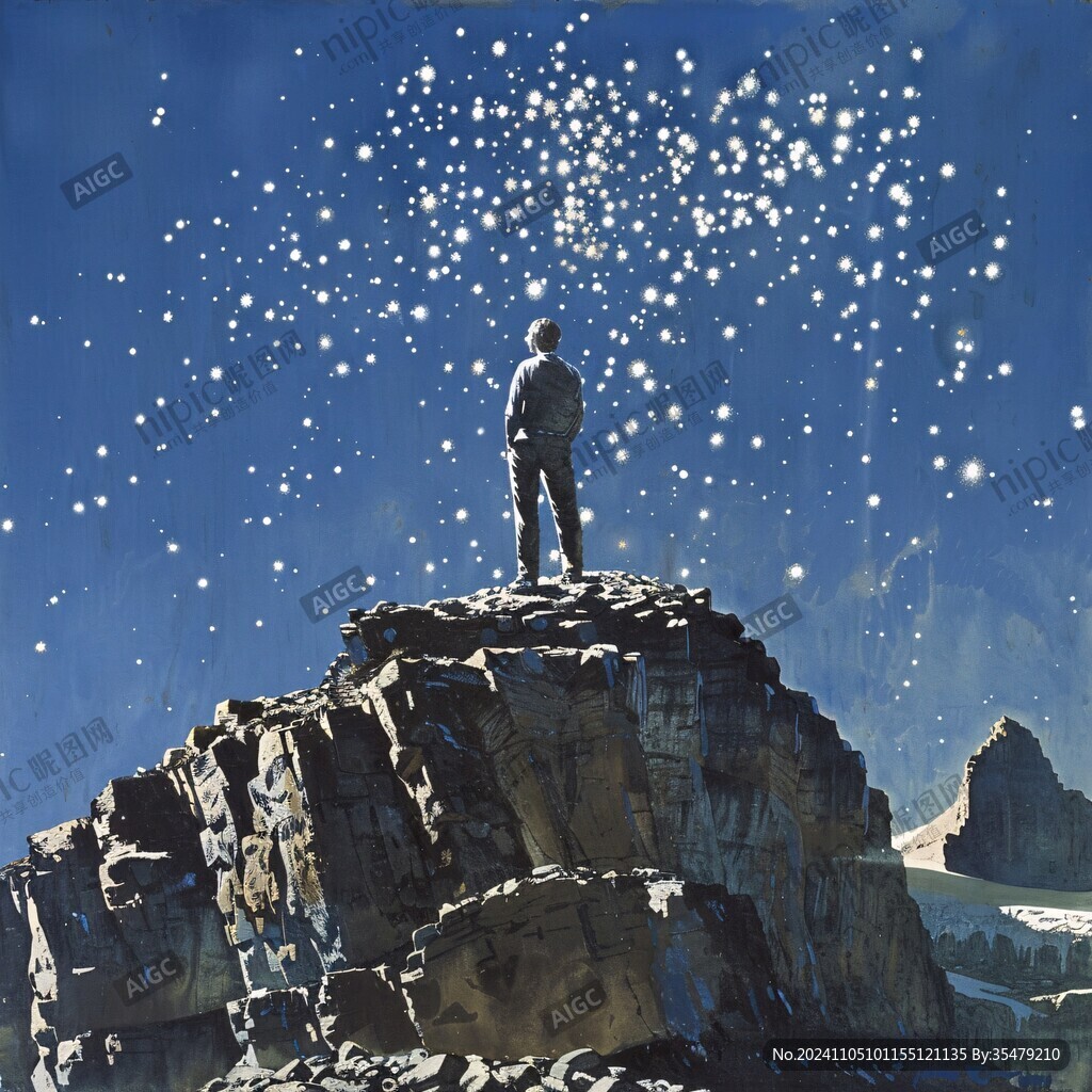 仰望星空的人