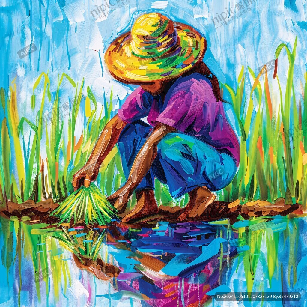 趕海女插畫