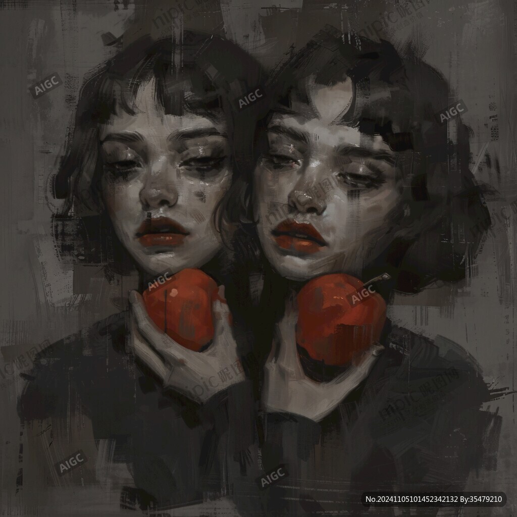 高級感女插畫