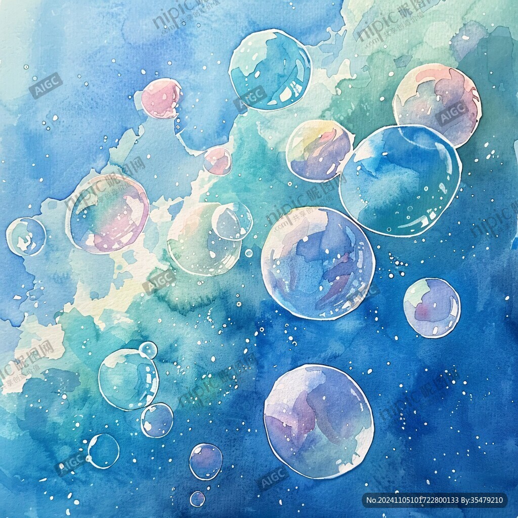 汽泡水彩頁