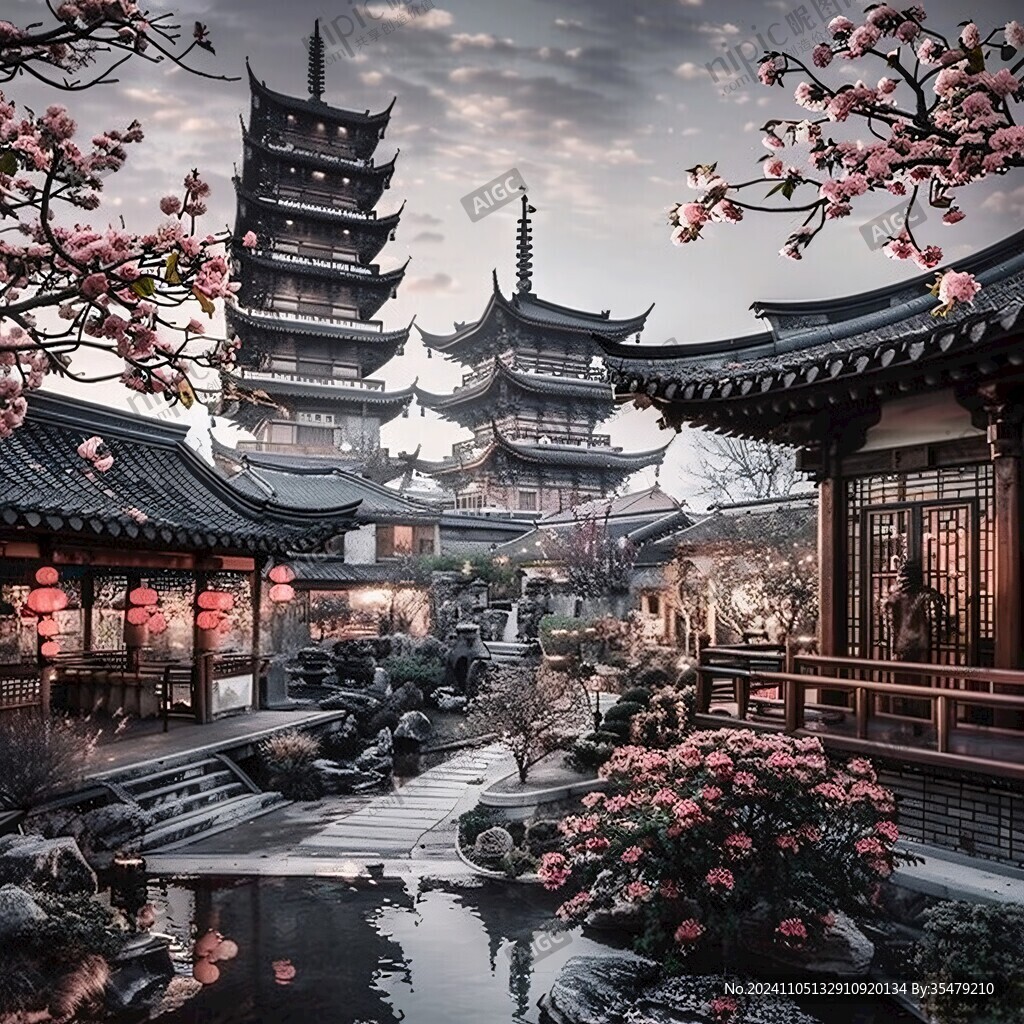 古代豫園場景