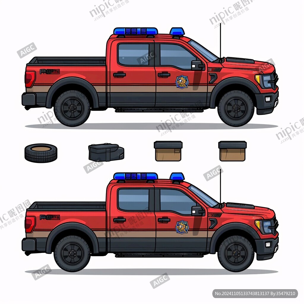 消防車插畫