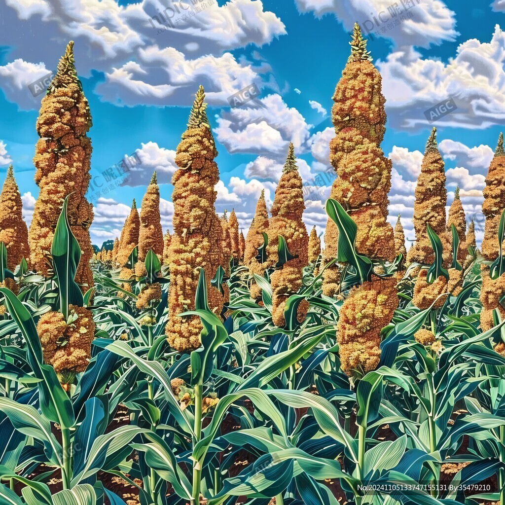 紅高粱插畫