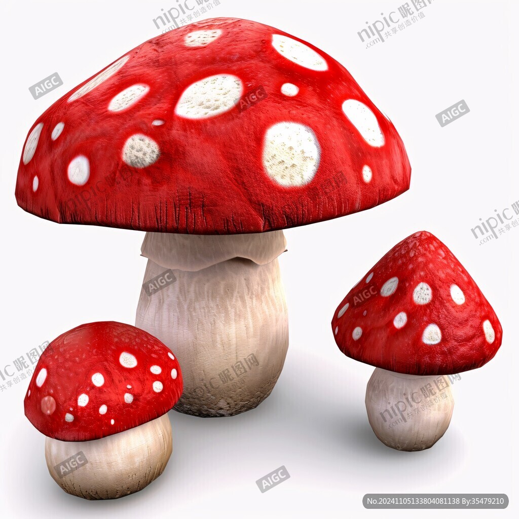 寫實蘑菇