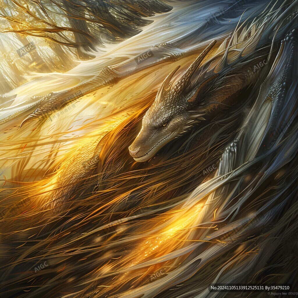 古風(fēng)龍插畫