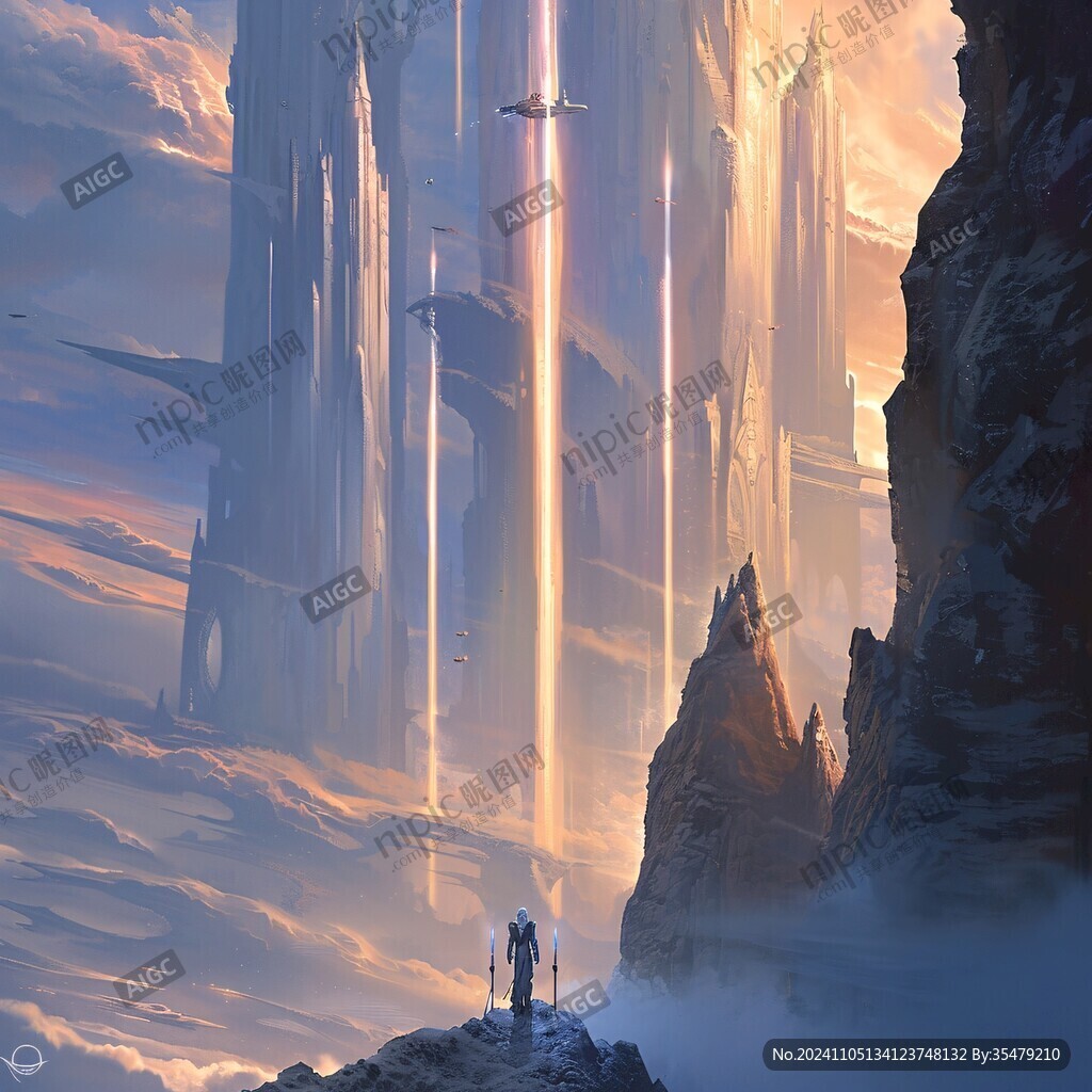 科幻題材插畫