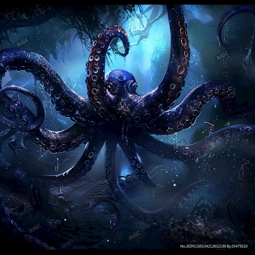 深海章魚須